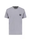 Dolce & Gabbana Logo T-shirt With Plaque In Grey