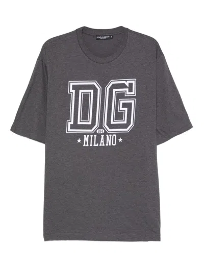 Dolce & Gabbana T Shirts And Polos Grey In Gray