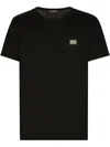 Dolce & Gabbana Logo V-neck T-shirt In Multi