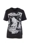 Dolce & Gabbana Graphic Print Cotton T-shirt With Ribbed Neck In Multi