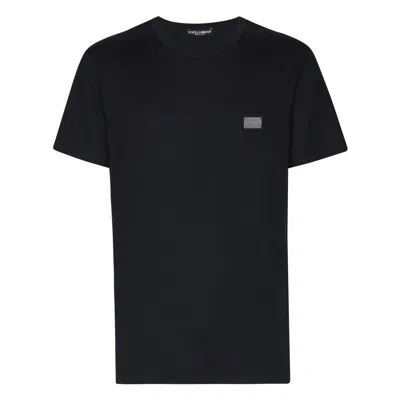 Dolce & Gabbana T-shirt With Logo In Black