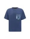 Dolce & Gabbana T-shirt Whit Pocket In Blue