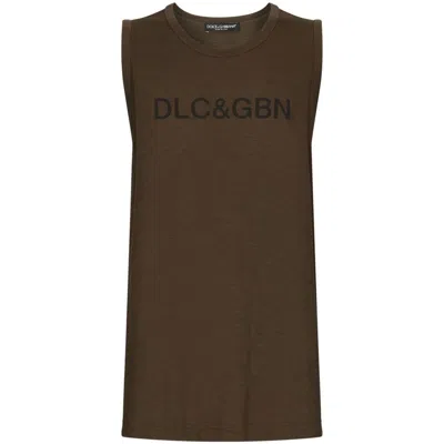 Dolce & Gabbana T-shirts In Brown