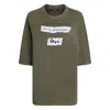 Dolce & Gabbana Panelled Graphic-print T-shirt In Green