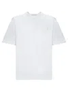 Dolce & Gabbana Tone-on-tone Plaque White T-shirt In White