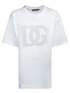 Dolce & Gabbana White Dg Logo T-shirt In White