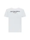 Dolce & Gabbana Men Logoed T-shirt In White