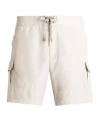 Dolce & Gabbana Tag-detail Swim Shorts In White