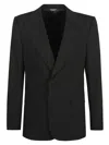Dolce & Gabbana Tailored Black Jacket With Notch Lapel In Black