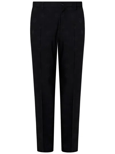 DOLCE & GABBANA DOLCE & GABBANA TAILORED BLACK TROUSERS