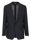 Dolce & Gabbana Tailored Blazer Jackets Multicolor In Black