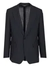 Dolce & Gabbana Tailored Blazer Jackets Multicolor In Black