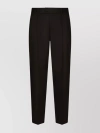 DOLCE & GABBANA TAILORED COTTON TROUSERS WITH DOUBLE PLEATS