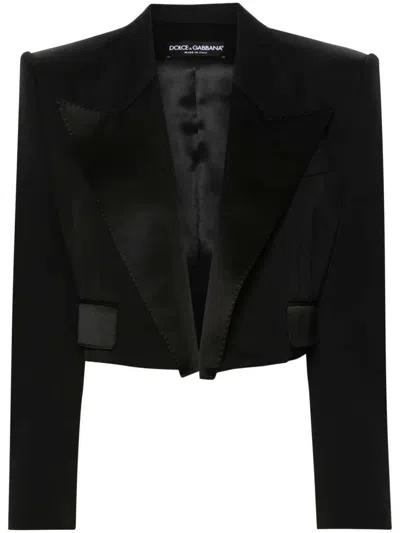 DOLCE & GABBANA TAILORED CROP BLAZER