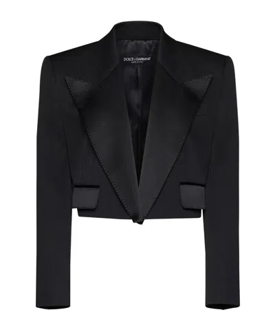 DOLCE & GABBANA DOLCE  GABBANA CROPPED JACKET