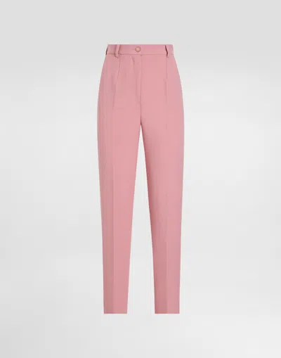 Dolce & Gabbana Tailored Double Wool Crepe Pants