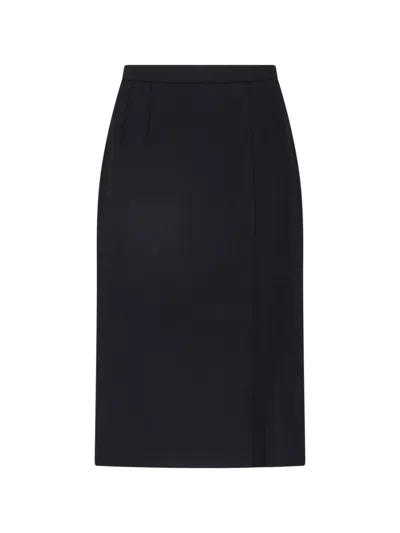 Dolce & Gabbana Tailored High-waist Pencil Skirt In Black