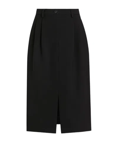 DOLCE & GABBANA TAILORED MIDI SKIRT