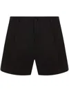 Dolce & Gabbana Tailored Shorts With Pleats In Black