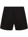 Dolce & Gabbana Tailored Shorts With Pleats In Black