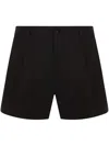 Dolce & Gabbana Tailored Shorts With Pleats In Black