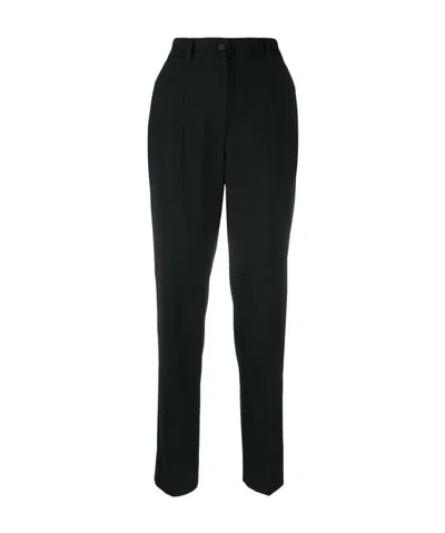 Dolce & Gabbana Tailored Straight-leg Trousers In Black
