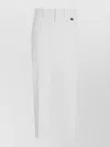 Dolce & Gabbana Tailored Stretch Cotton Gabardine Trousers With Pockets