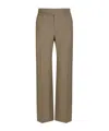 Dolce & Gabbana Tailored Stretch Twill Pants In Brown