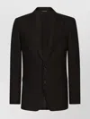 Dolce & Gabbana Tailored Suit Jacket With Notch Lapels In Purple