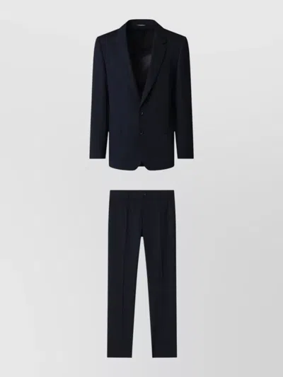 Dolce & Gabbana Tailored Suit Single Breasted Jacket Trousers In Blue