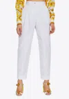 Dolce & Gabbana Tailored Tapered Trousers In White