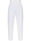 Dolce & Gabbana Tailored Tapered Trousers In White