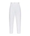 Dolce & Gabbana Tailored Tapered Trousers In White