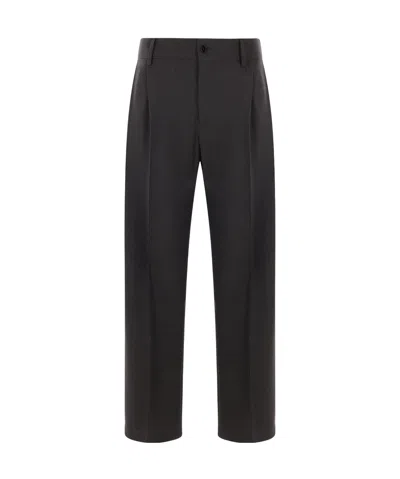 Dolce & Gabbana Dolce  Gabbana Pressed Crease Tailored Trousers In Grey