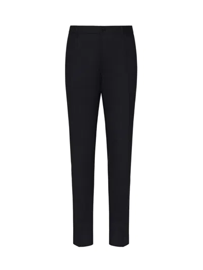 Dolce & Gabbana Tailored Trousers In Virgin Wool In Black