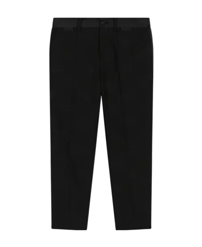 Dolce & Gabbana Tailored Tuxedo Trousers In Black