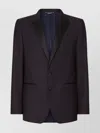 Dolce & Gabbana Tailored Two Piece Suit With Contrasting Lapels In Black