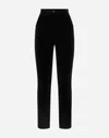 Dolce & Gabbana Pleated Wool-blend Gabardine Straight-leg Pants In Black