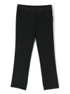 Dolce & Gabbana Tailored Wool-blend Trousers In Black