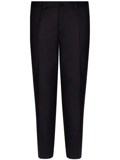 DOLCE & GABBANA TAILORED WOOL FLANNEL PANTS