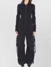 Dolce & Gabbana Tailored Wool Jacket Flap Pockets In Black