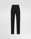 Dolce & Gabbana Tailored Woolen Tuxedo Pants In Black