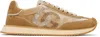 Dolce & Gabbana Low Top Sneakers With Dg Cushion Style In 8w050 Crema/cammello