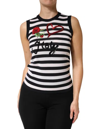 Dolce & Gabbana Tank Top In Black