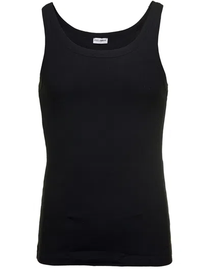 Dolce & Gabbana Tank Top In Black