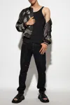 Dolce & Gabbana Fine-rib Washed Cotton Singlet In Black