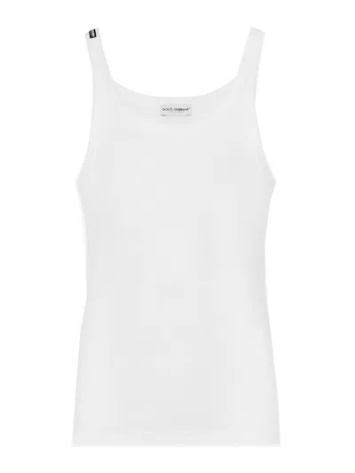 Dolce & Gabbana Tank Top Marcello In White