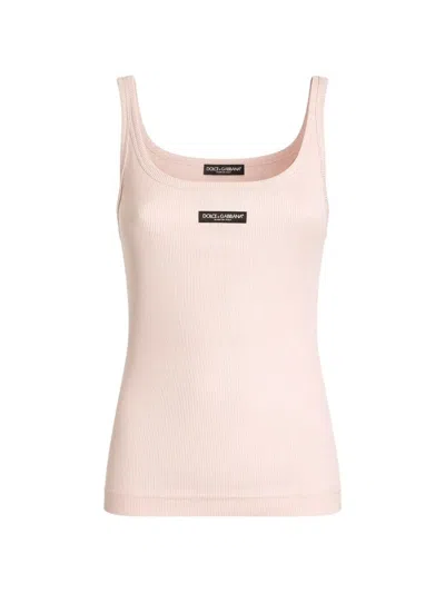 Dolce & Gabbana Tank Top In Sand