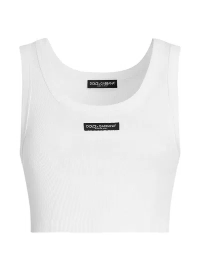 Dolce & Gabbana Tank Top In White