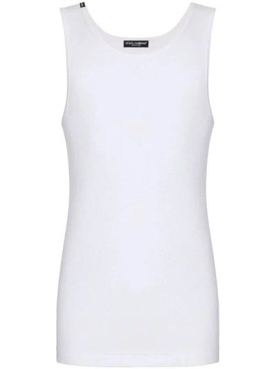 Dolce & Gabbana Tank Top In White